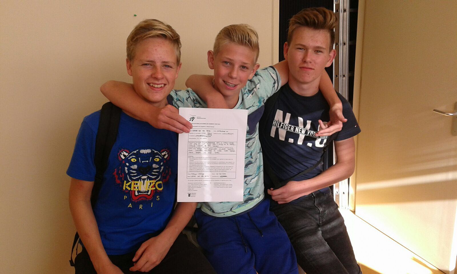 Jesper, Wesse en Luc